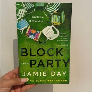 The Block Party by Jamie Day - Green Paperback Novel